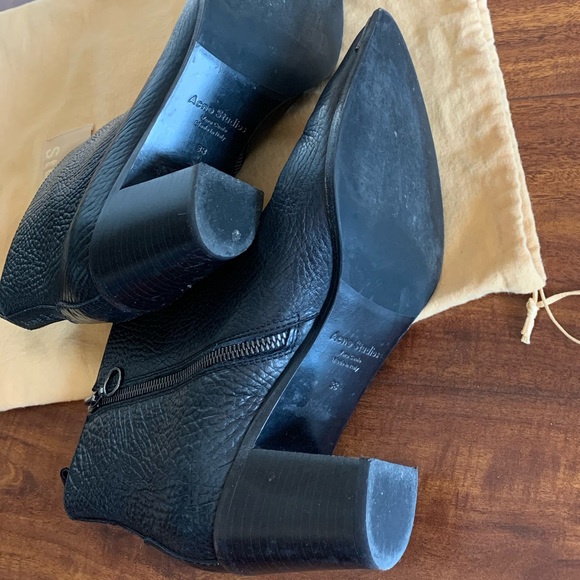 Acne Studios Loma Pointed Ankle Boots 38 - Picture 4 of 6